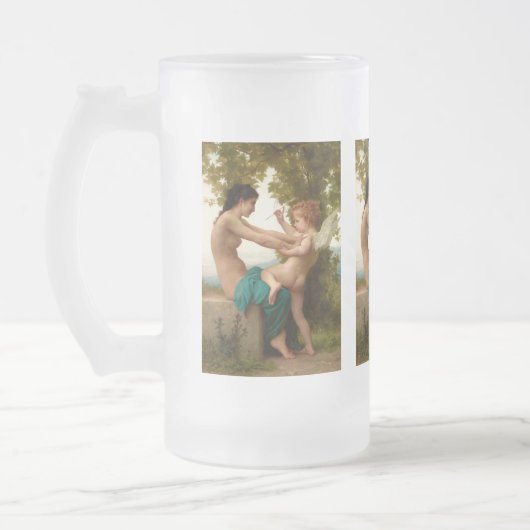 Een jong meisje verdedigt zichzelf tegen Eros Matglas Bierpul (Links)