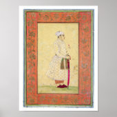 Een jonge edelman van de Mughal-rechtbank, van de  Poster (Voorkant)