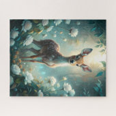 Een jonge fawn legpuzzel (Horizontaal)