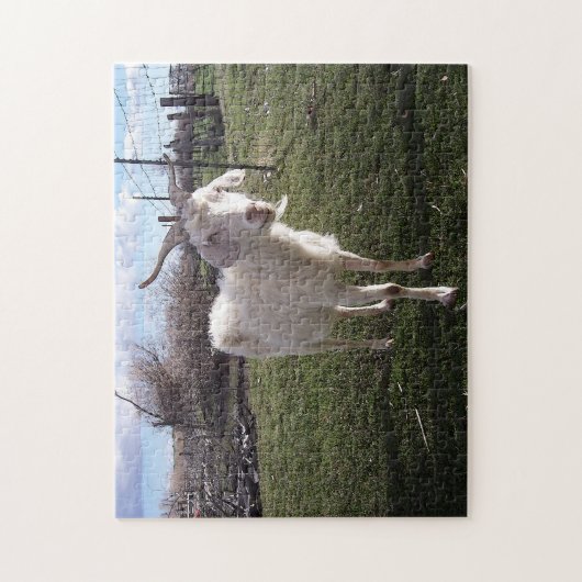 Eén jonge geit legpuzzel (Verticaal)