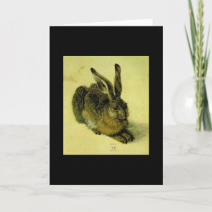 Een jonge haas kaart