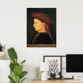 Een Jonge Man - Florentijnse Fijne Kunstposter Poster (Thuiskantoor)
