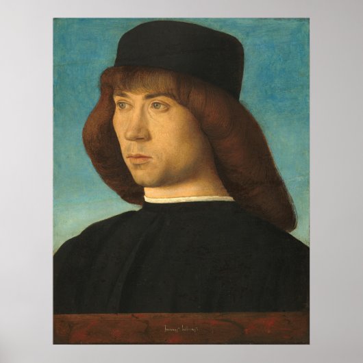 Een Jonge Man - Giovanni Bellini Fijne Kunst Poste Poster (Voorkant)