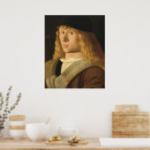 Een Jonge Man - Venetiaanse Fijne Kunst Poster (Keuken)