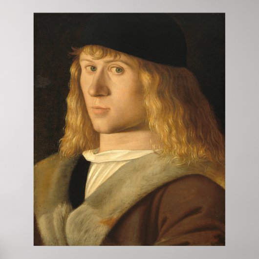 Een Jonge Man - Venetiaanse Fijne Kunst Poster (Voorkant)