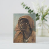 Een jonge negrovrouw van Gericault Briefkaart (Staand voorkant)