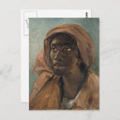 Een jonge negrovrouw van Gericault Briefkaart (Voorkant / Achterkant)