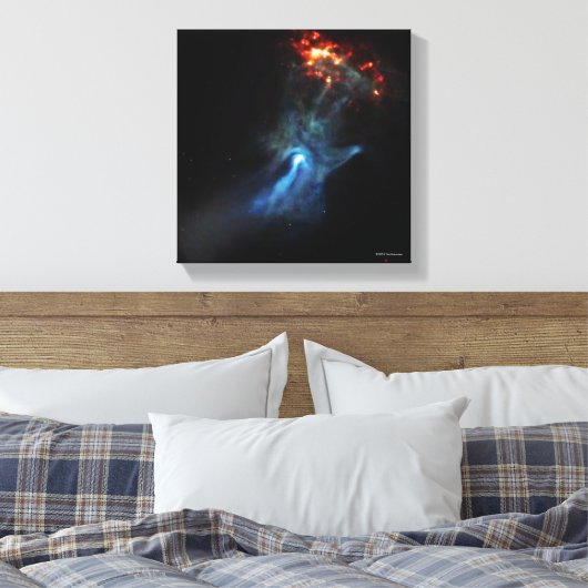 Een jonge pulsar-Show Canvas Afdruk (Insitu (Slaapkamer))
