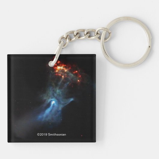 Een jonge pulsar-Show Sleutelhanger (Achterkant)