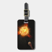 Een jonge rode dwerg bagagelabel (Voorkant verticaal)