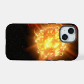 Een jonge rode dwerg iPhone 15 case (Achterkant horizontaal)