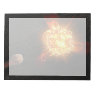 Een jonge rode dwerg notitieblok