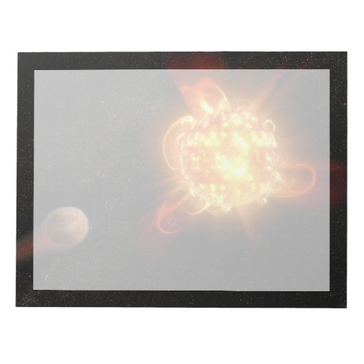 Een jonge rode dwerg notitieblok (Voorkant)