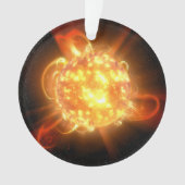 Een jonge rode dwerg ornament (voorkant)