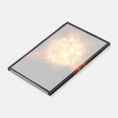 Een jonge rode dwerg post-it® notes (Schuin)