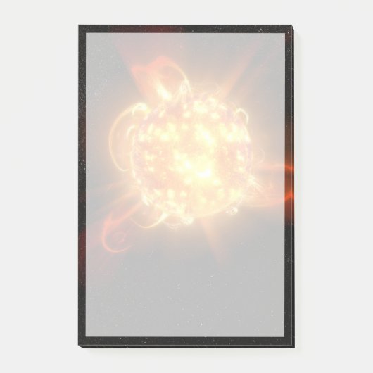 Een jonge rode dwerg post-it® notes (Voorkant)