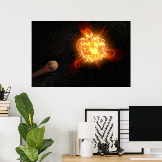 Een jonge rode dwerg poster (Thuiskantoor)