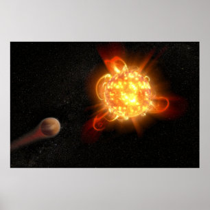 Een jonge rode dwerg poster