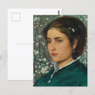 Een jonge schoonheid van Edward Robert Hughes Briefkaart