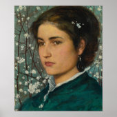 Een jonge schoonheidsschildering van Edward Robert Poster (Voorkant)