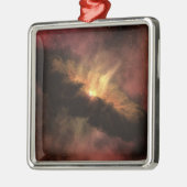 Een jonge ster metalen ornament (Links)