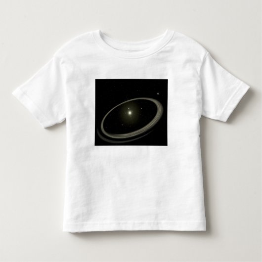 Een jonge ster omringd door grote planeten kinder shirts (Voorkant)