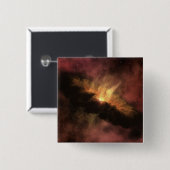 Een jonge ster vierkante button 5,1 cm (Voorkant /achterkant)