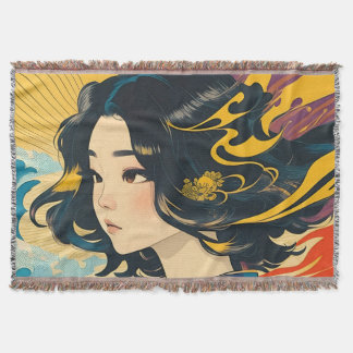 Een jonge Vietnamese vrouw Deken