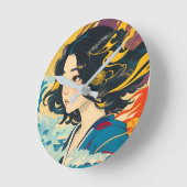 Een jonge Vietnamese vrouw Ronde Klok (Hoek)