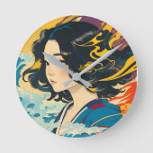 Een jonge Vietnamese vrouw Ronde Klok (Voorkant)