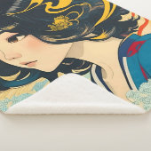 Een jonge Vietnamese vrouw Sherpa Deken (3/4)