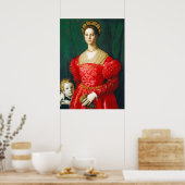Een jonge vrouw en haar kleine jongen, c.1540 poster (Keuken)
