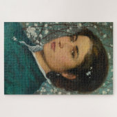 Een jonge vrouw van Edward Robert Hughes Puzzle Legpuzzel (Horizontaal)
