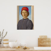 Een Jongeman - Filippino Lippi Fijne Kunst Poster (Keuken)