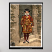 Een jongeman van de wacht (Beefeater), Londen, Eng Poster (Voorkant)