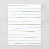 Een jongen | Begroting blauwe ballon Baby shower (Achterkant)