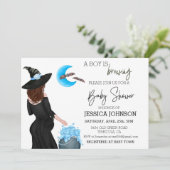 Een jongen breekt heks Waterverf Kaart (Staand voorkant)