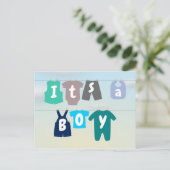 een jongen briefkaart (Staand voorkant)