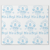 Een jongen cadeaupapier (Vlak)