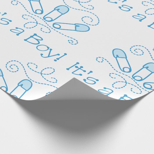 Een jongen cadeaupapier (Hoek)