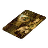 Een jongen die een varkensstaart bekijkt, 1794 (ol magneet (Linkerzijde)