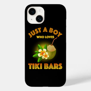 Een jongen die houdt van Tiki Bars Case-Mate iPhone 14 Hoesje