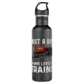 Een jongen die van deze jongen houdt... waterfles  (Voorkant)