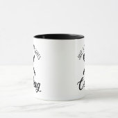 Een jongen die van koken houdt mok (Midden)