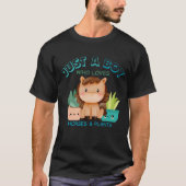 Een jongen die van paarden en Planten houdt T-shirt (Voorkant)