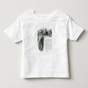 Een jongen en een meisje die een mijnschacht opdoe kinder shirts