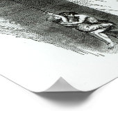 Een jongen en een meisje die een mijnschacht opdoe poster (Hoek)