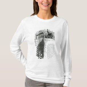 Een jongen en een meisje die een mijnschacht opdoe t-shirt