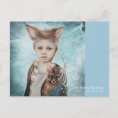 Een jongen en zijn Fox Briefkaart (Voorkant)