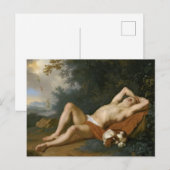 Een jongen en zijn hond briefkaart (Voorkant / Achterkant)